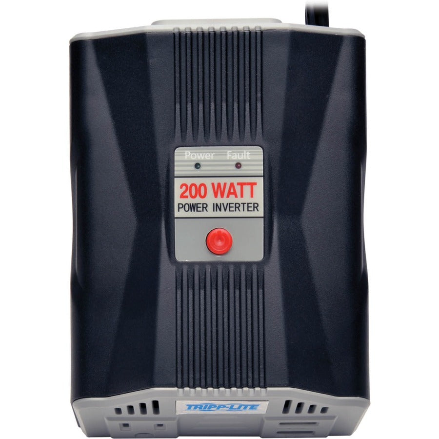 Tripp Lite by Eaton 200W PowerVerter Ultra-Compact Car Inverter with Outlet and 2 USB Charging Ports PV200USB