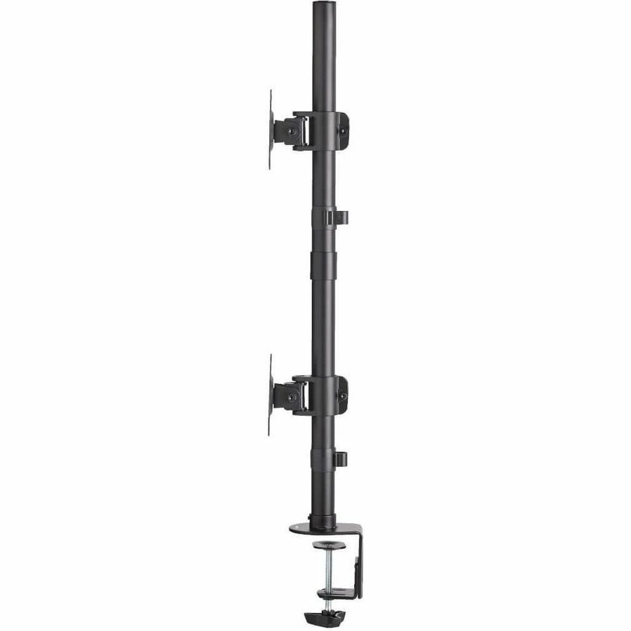 Tripp Lite by Eaton Dual Vertical Flat-Screen Desk Mount Monitor Stand Clamp Swivel Tilt 15" to 27" Flat Screen Displays DDR1527SDC