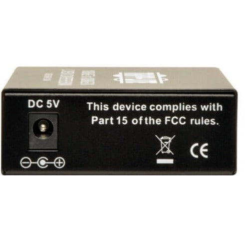 Tripp Lite by Eaton 10/100/1000 LC Multimode Fiber to Ethernet Media Converter, 550M, 850nm N785-001-LC-MM