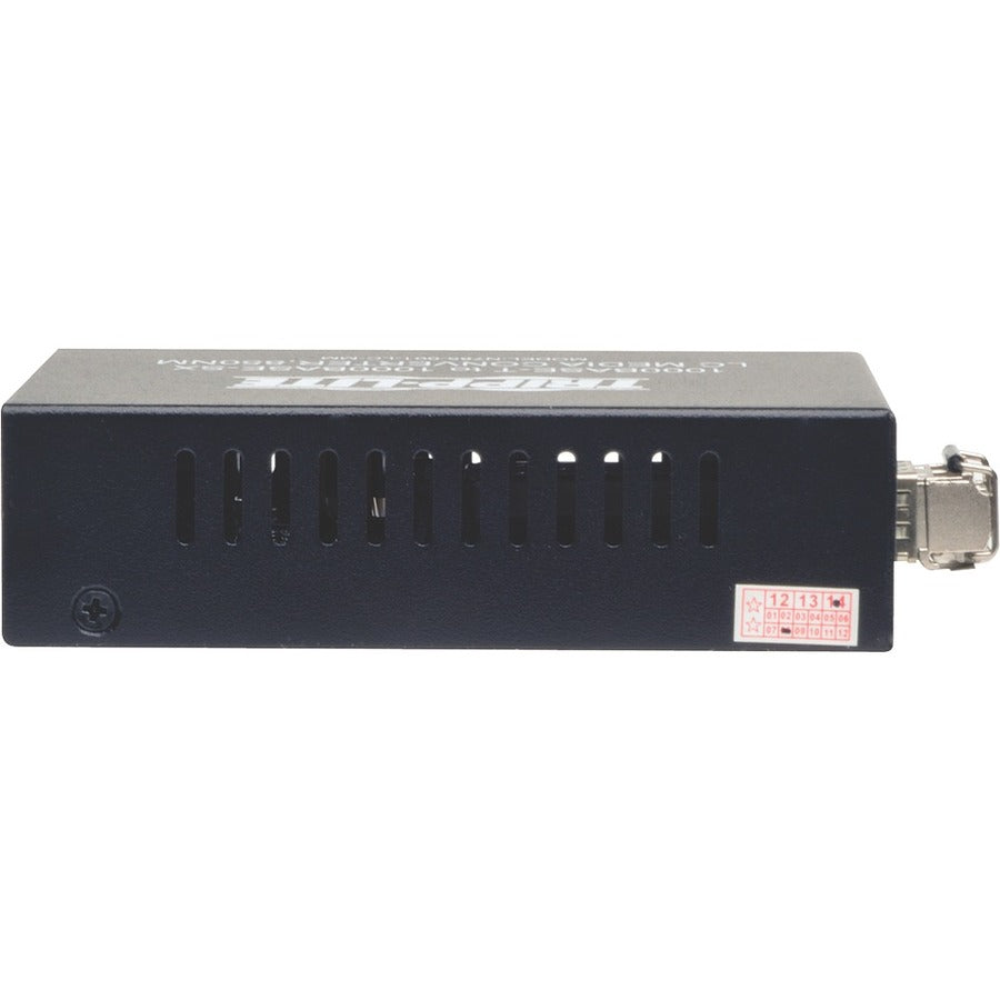 Tripp Lite by Eaton 10/100/1000 LC Multimode Fiber to Ethernet Media Converter, 550M, 850nm N785-001-LC-MM