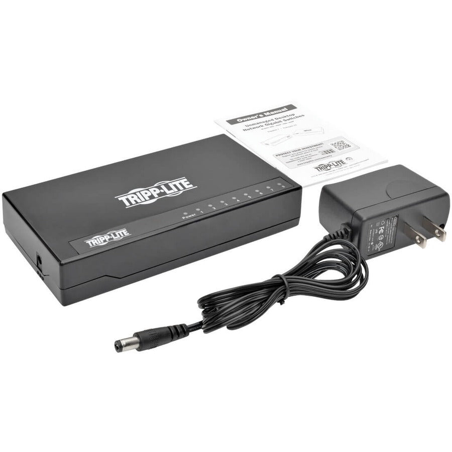 Tripp Lite by Eaton 8-Port Gigabit Ethernet Switch Desktop RJ45 Unmanaged Switch 10/100/1000 Mbps NG8P