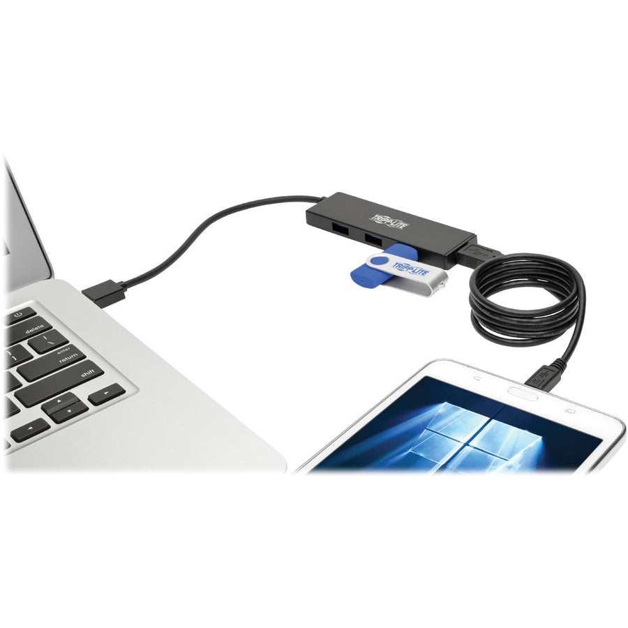 Tripp Lite by Eaton 4-Port Ultra-Slim Portable USB 3.x (5Gbps) Hub U360-004-SLIM