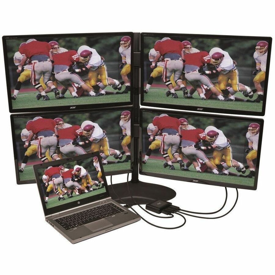 Tripp Lite by Eaton 4-Port DisplayPort Multi-Monitor Splitter, MST Hub, 4K 60Hz UHD, DP1.2, TAA B156-004-V2