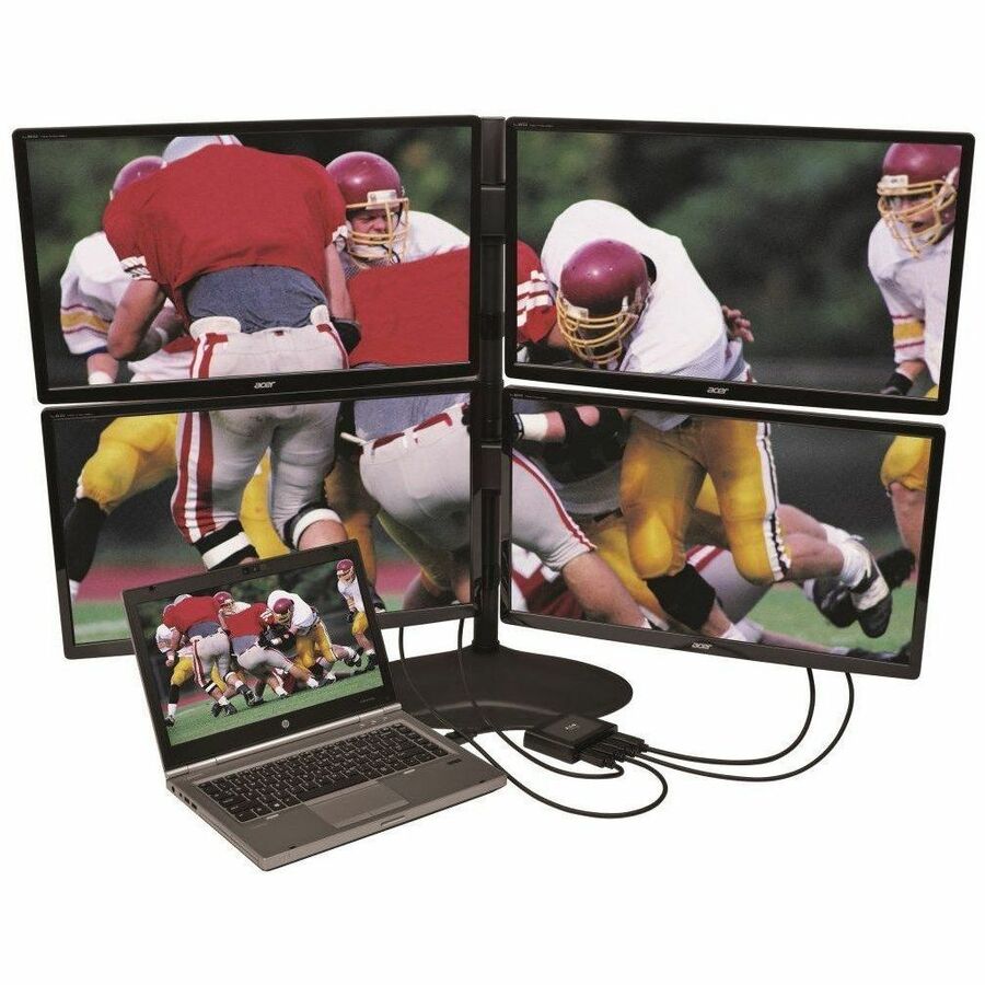 Tripp Lite by Eaton 4-Port DisplayPort Multi-Monitor Splitter, MST Hub, 4K 60Hz UHD, DP1.2, TAA B156-004-V2