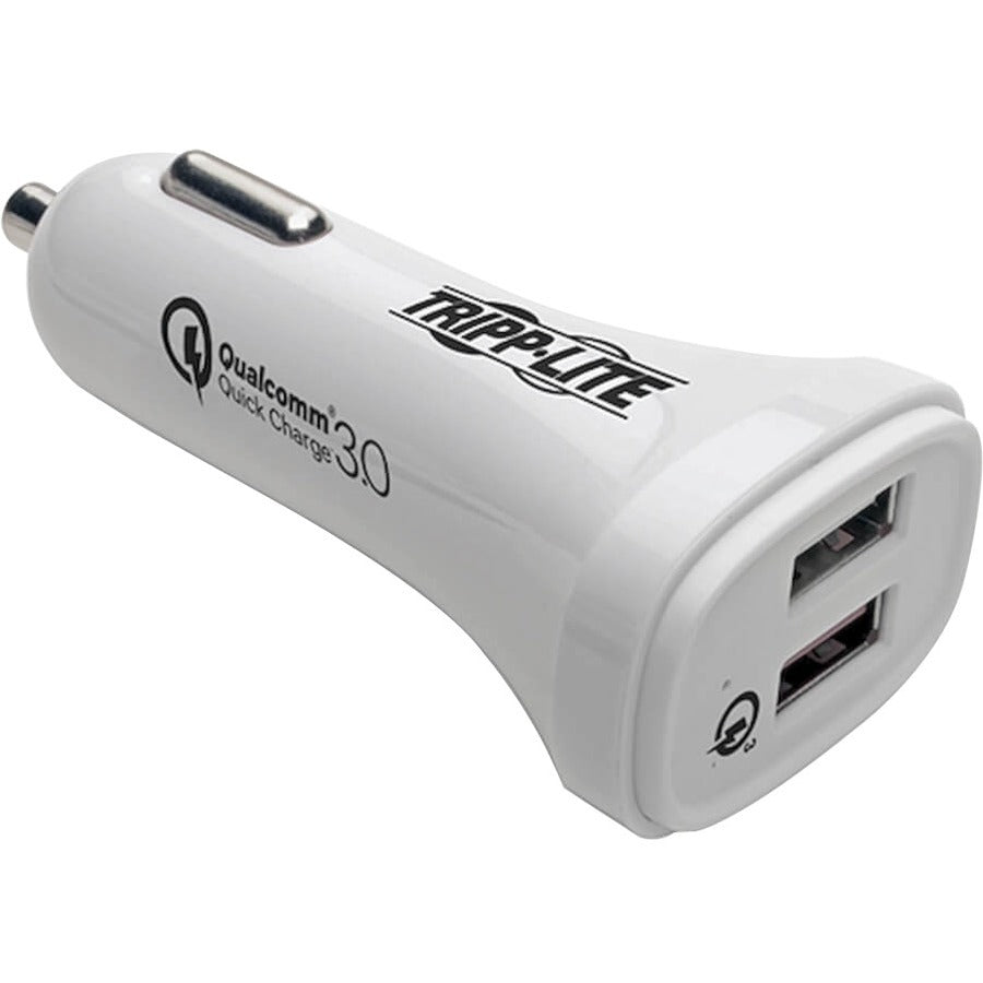 Tripp Lite by Eaton Dual-Port USB Car Charger, Quick Charge - Dual USB-A 3.0, UL 2089 Certified U280-C02-S-QC3U