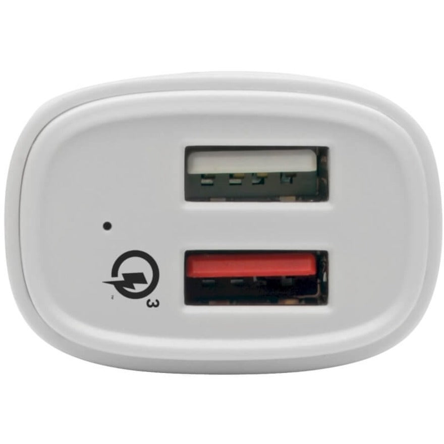 Tripp Lite by Eaton Dual-Port USB Car Charger, Quick Charge - Dual USB-A 3.0, UL 2089 Certified U280-C02-S-QC3U