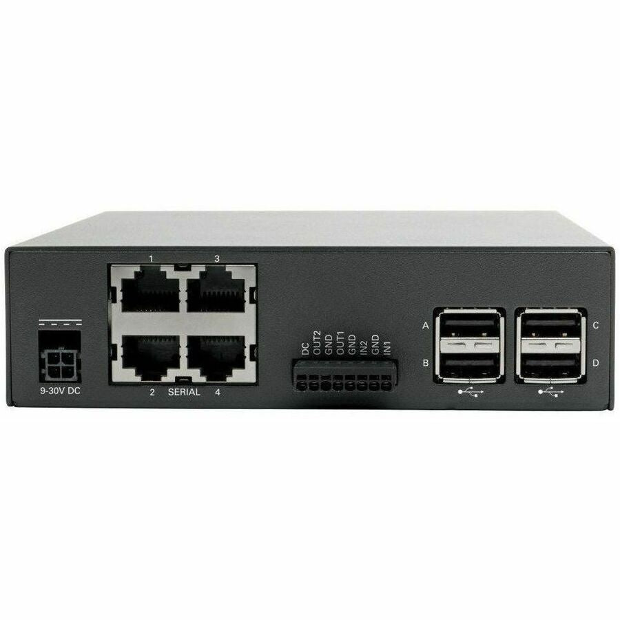 Tripp Lite by Eaton 4-Port Console Server with Dual GB NIC, 4Gb Flash and 4 USB Ports B093-004-2E4U