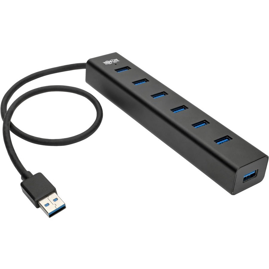 Tripp Lite by Eaton 7-Port USB 3.0 SuperSpeed Hub / Splitter Portable Mini Aluminum 5 Gbps U360-007-AL