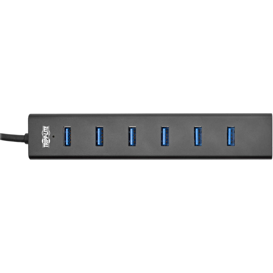 Tripp Lite by Eaton 7-Port USB 3.0 SuperSpeed Hub / Splitter Portable Mini Aluminum 5 Gbps U360-007-AL