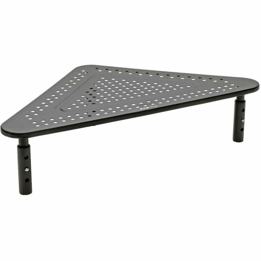 Tripp Lite by Eaton Monitor Riser for Desk, 12 x 20 in. - Height Adjustable, Corner, Metal, Black MR1220M