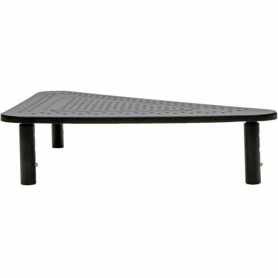 Tripp Lite by Eaton Monitor Riser for Desk, 12 x 20 in. - Height Adjustable, Corner, Metal, Black MR1220M