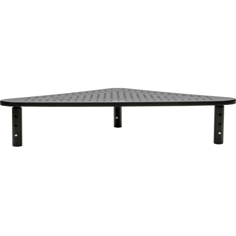 Tripp Lite by Eaton Monitor Riser for Desk, 12 x 20 in. - Height Adjustable, Corner, Metal, Black MR1220M