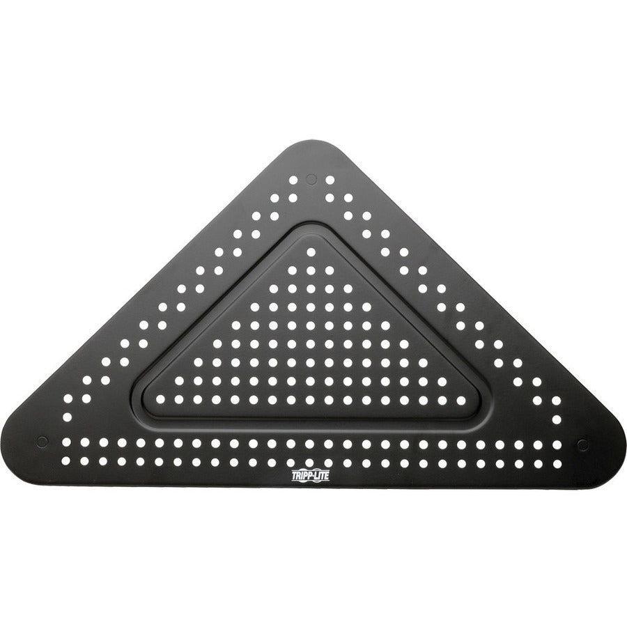 Tripp Lite by Eaton Monitor Riser for Desk, 12 x 20 in. - Height Adjustable, Corner, Metal, Black MR1220M