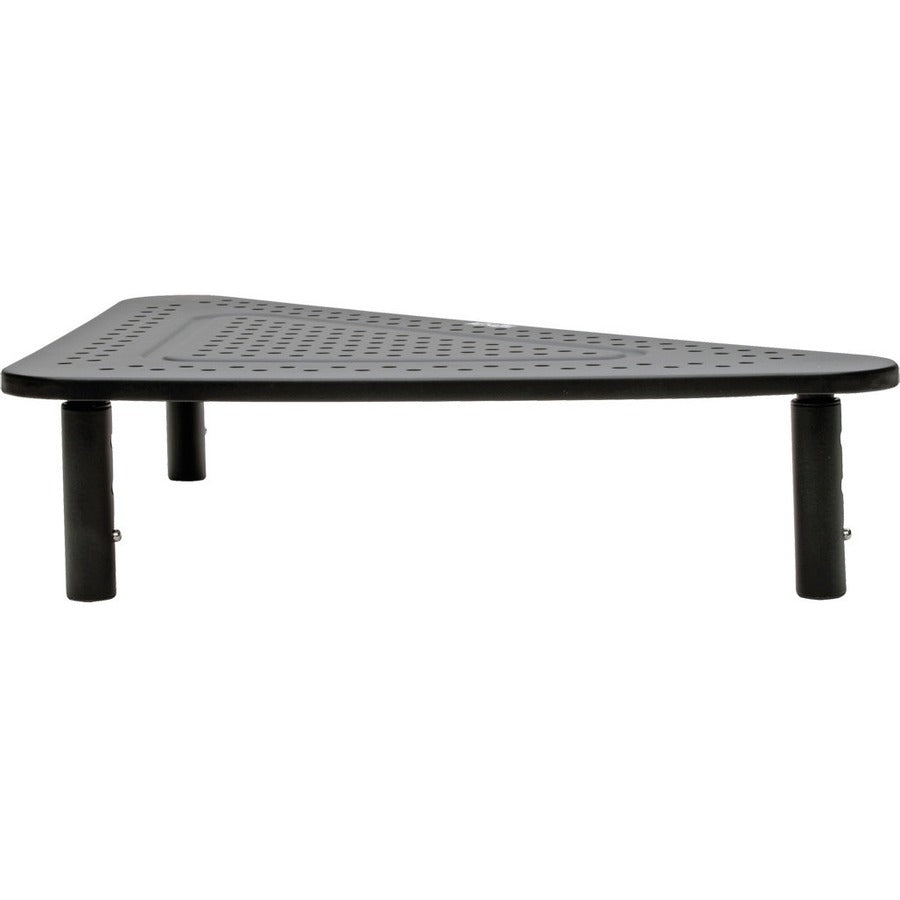 Tripp Lite by Eaton Monitor Riser for Desk, 12 x 20 in. - Height Adjustable, Corner, Metal, Black MR1220M