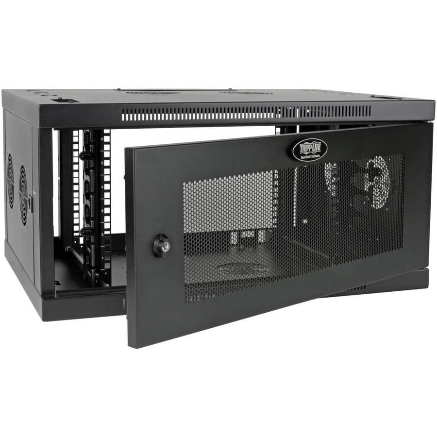 Tripp Lite by Eaton SmartRack 6U Low-Profile Switch-Depth-Plus Wall-Mount Mini Rack Enclosure, Wide SRW6UDPVRT