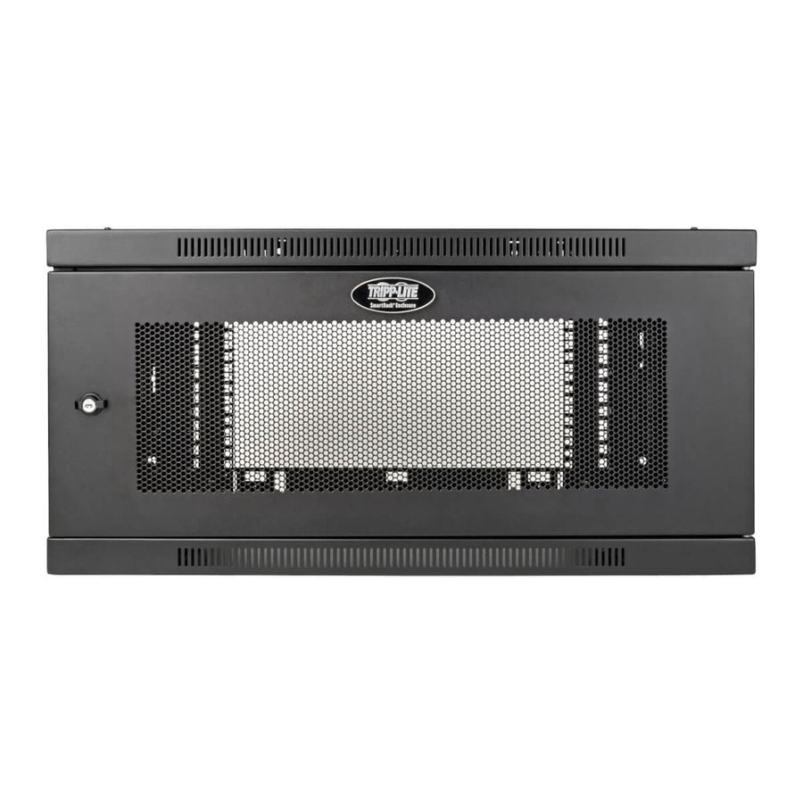 Tripp Lite by Eaton SmartRack 6U Low-Profile Switch-Depth-Plus Wall-Mount Mini Rack Enclosure, Wide SRW6UDPVRT