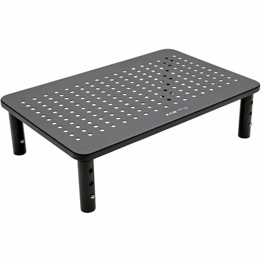 Tripp Lite by Eaton Monitor Riser for Desk, 14 x 9 in. - Height Adjustable, Metal, Black MR1411M