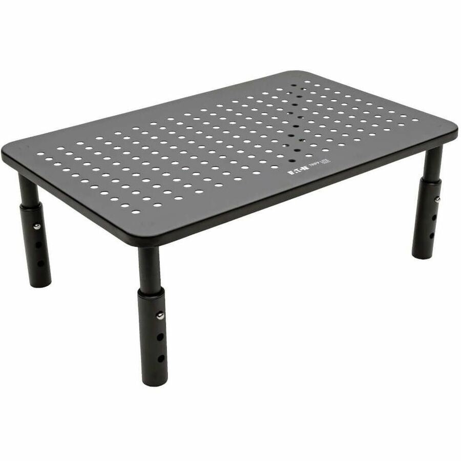 Tripp Lite by Eaton Monitor Riser for Desk, 14 x 9 in. - Height Adjustable, Metal, Black MR1411M