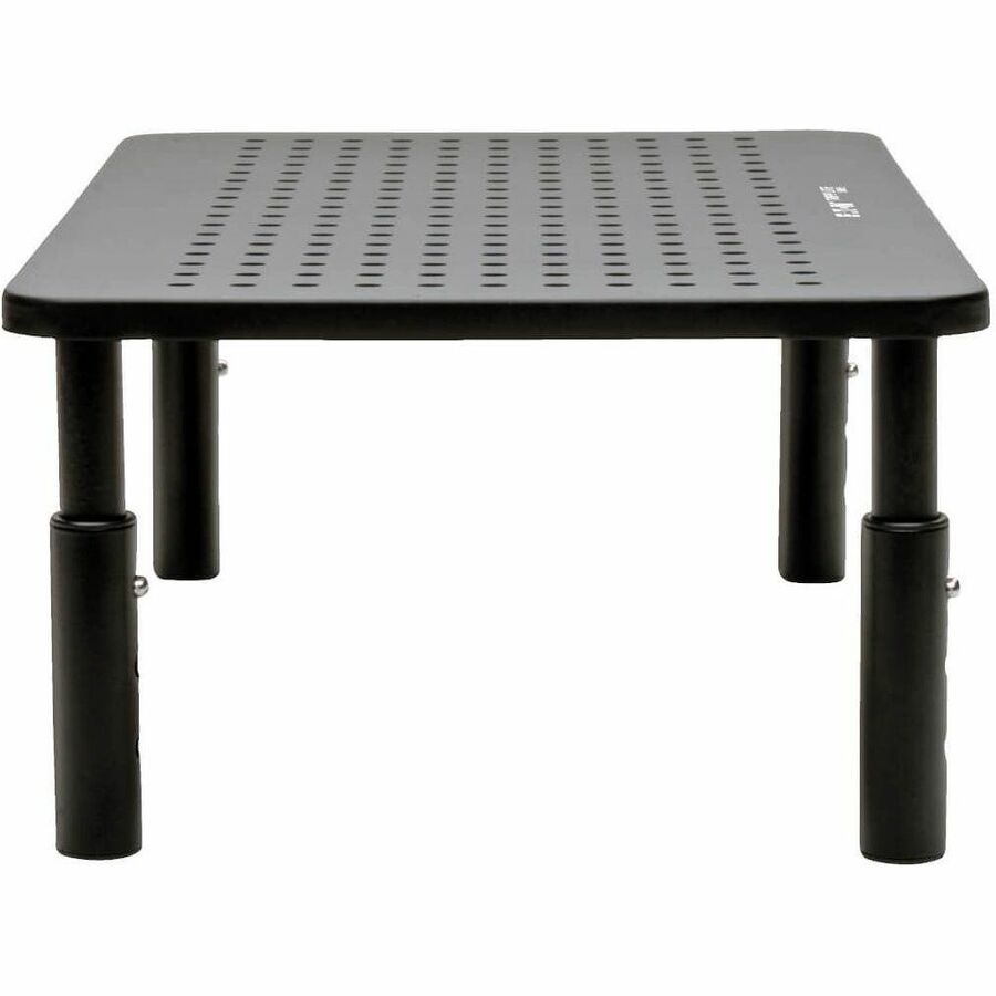 Tripp Lite by Eaton Monitor Riser for Desk, 14 x 9 in. - Height Adjustable, Metal, Black MR1411M