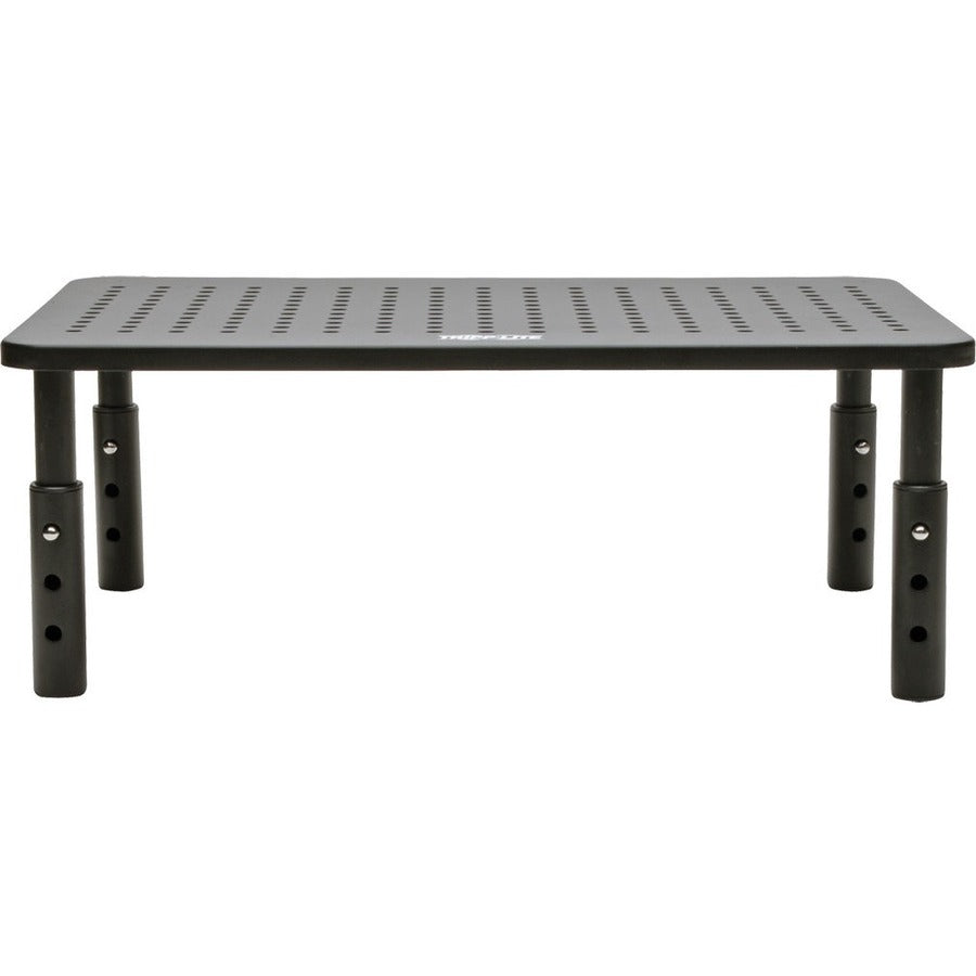 Tripp Lite by Eaton Monitor Riser for Desk, 14 x 9 in. - Height Adjustable, Metal, Black MR1411M
