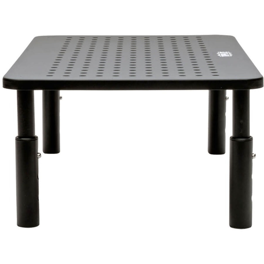 Tripp Lite by Eaton Monitor Riser for Desk, 14 x 9 in. - Height Adjustable, Metal, Black MR1411M
