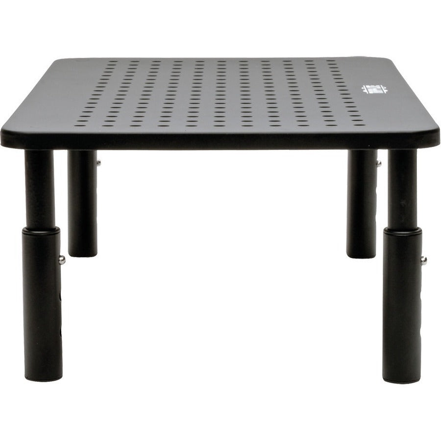 Tripp Lite by Eaton Monitor Riser for Desk, 14 x 9 in. - Height Adjustable, Metal, Black MR1411M