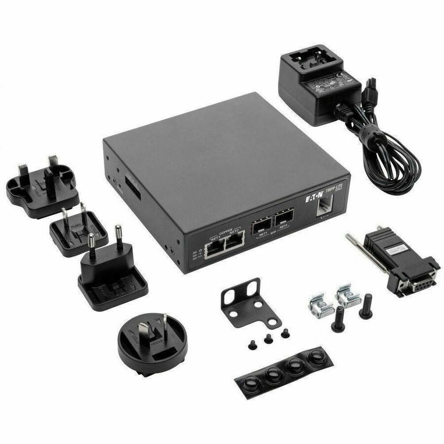 Tripp Lite by Eaton 8-Port Console Server with Built-In Modem, Dual GbE NIC, 4Gb Flash and Dual SFP B093-008-2E4U-M