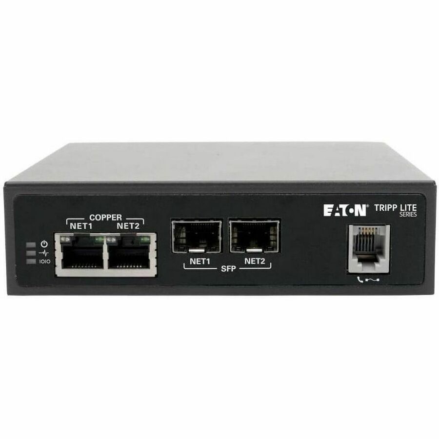 Tripp Lite by Eaton 8-Port Console Server with Built-In Modem, Dual GbE NIC, 4Gb Flash and Dual SFP B093-008-2E4U-M