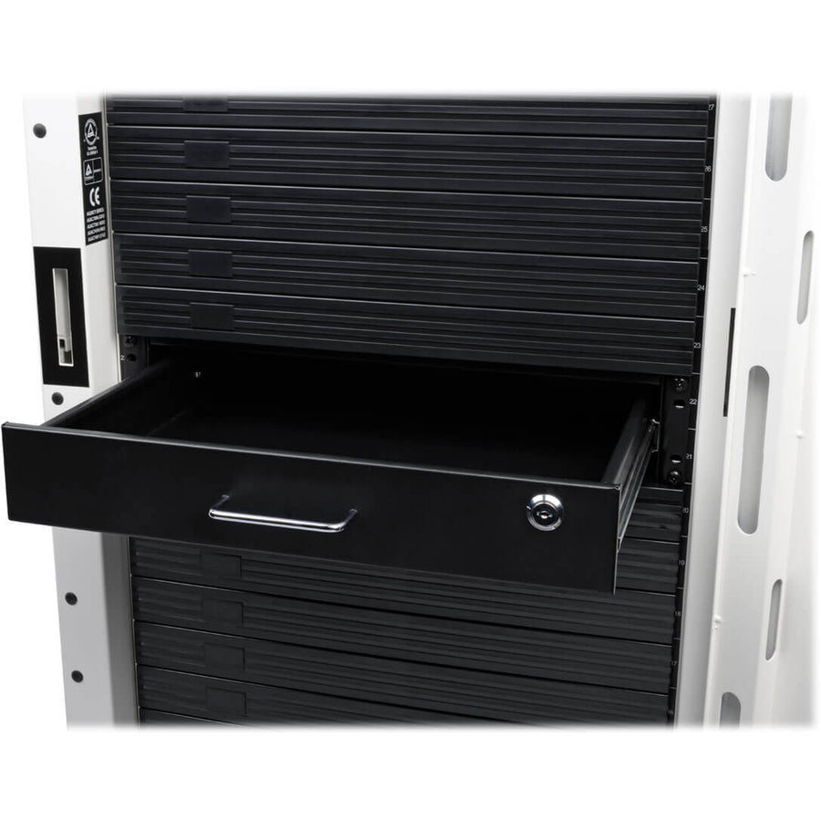 Tripp Lite by Eaton 2U Locking Rackmount Storage Drawer Rack Enclosures/ Open Frame SRDRAWER2U