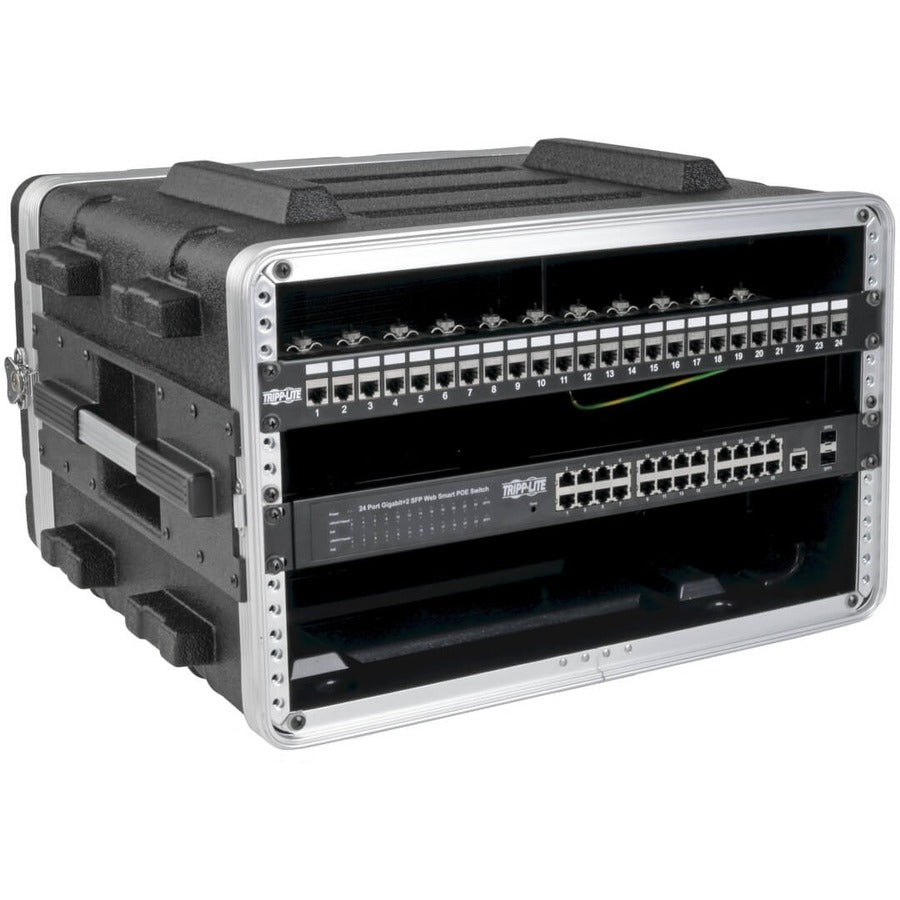 Tripp Lite by Eaton 6U ABS Server Rack Equipment Flight Case for Shipping & Transportation SRCASE6U