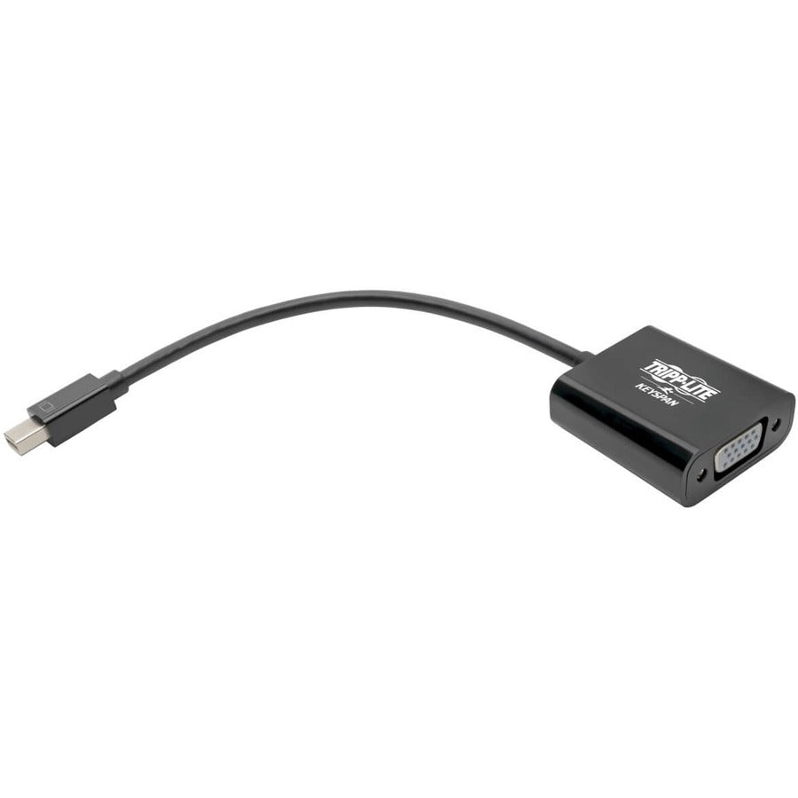 Tripp Lite by Eaton Keyspan Mini DisplayPort to Active VGA Adapter, Video Converter (M/F), Black, 6-in. (15.24 cm) P137-06N-VGAB