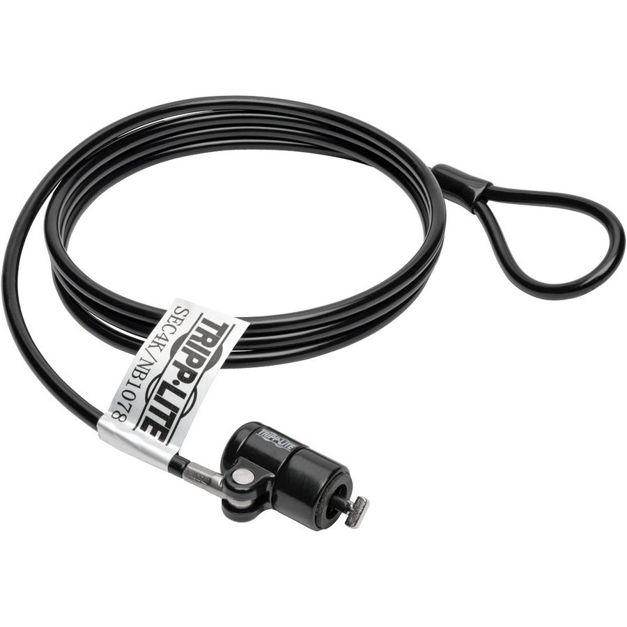 Tripp Lite by Eaton Security Lock for Laptops and Peripherals, Keyed, 4 ft. (1.22 m) Cable SEC4K
