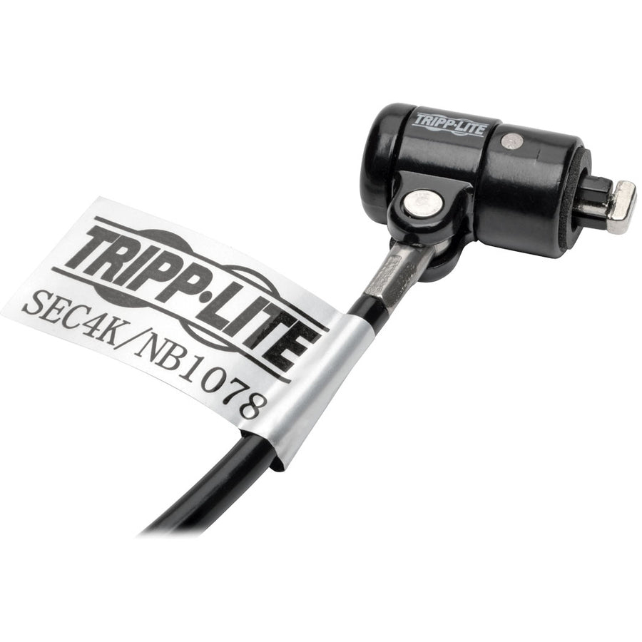Tripp Lite by Eaton Security Lock for Laptops and Peripherals, Keyed, 4 ft. (1.22 m) Cable SEC4K