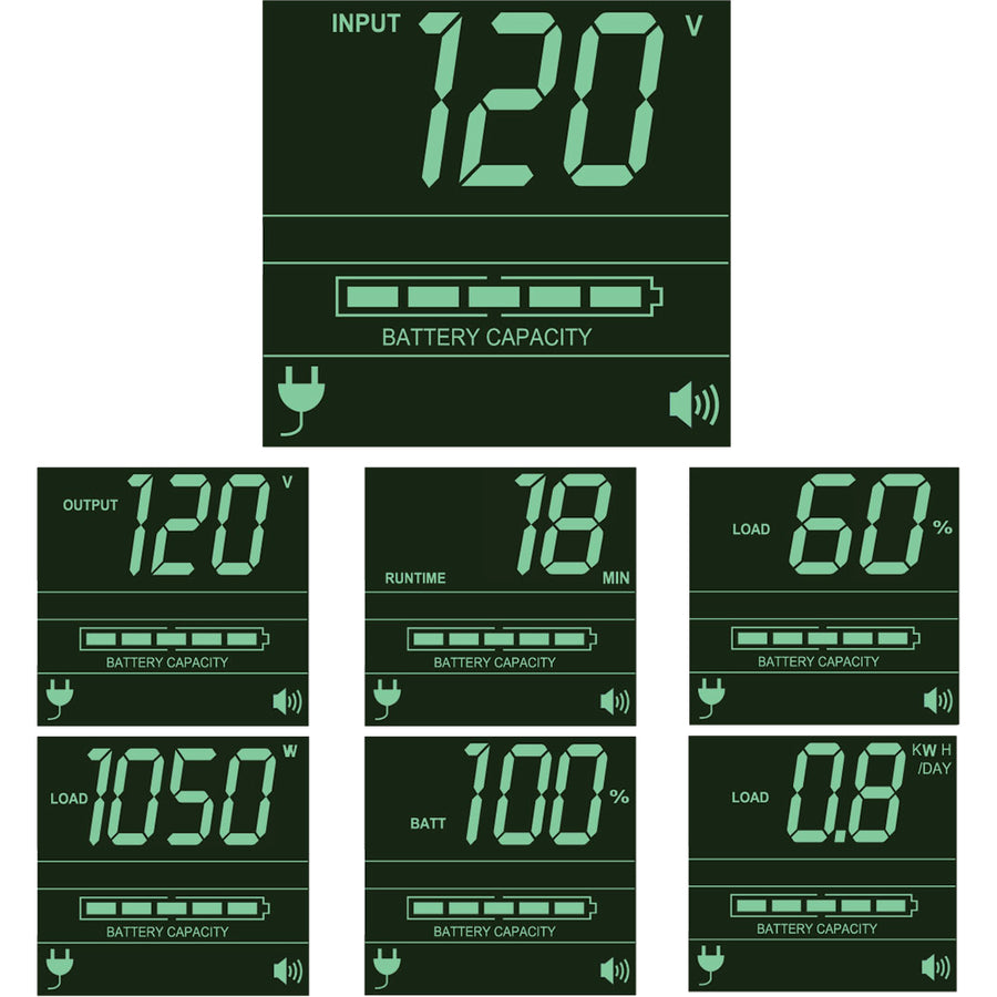 Tripp Lite by Eaton SmartPro 120V 2.2kVA 1.92kW Line-Interactive Sine Wave UPS, Lithium Iron Phosphate (LiFePO4) Batteries, 2U, LCD, USB, DB9 - Battery Backup SMART2200RM2UL
