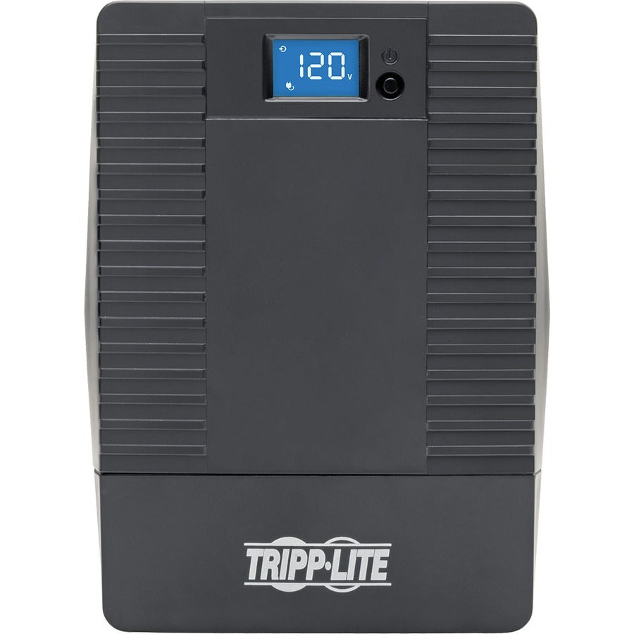 Tripp Lite by Eaton 1440VA 900W Line-Interactive UPS - 8 NEMA 5-15R Outlets, AVR, 120V, 50/60 Hz, USB, Serial, LCD, Tower - Battery Backup OMNIVS1500LCD