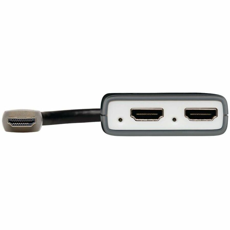 Tripp Lite by Eaton 2-Port HDMI Splitter - HDMI 2.0, 4K @ 60 Hz, 4:4:4, Multi-Resolution Support, HDR, HDCP 2.2, USB Powered, TAA B118-002-HDR-V2
