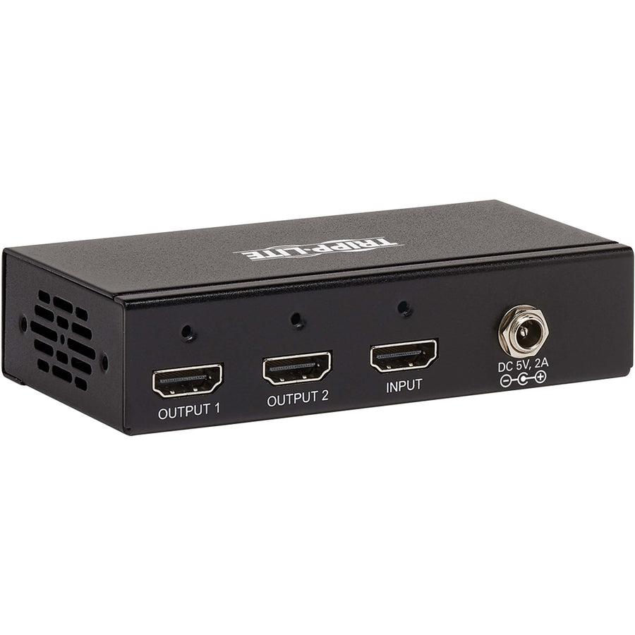Tripp Lite by Eaton 2-Port HDMI Splitter - 4K @ 60 Hz, 4:4:4, Multi-Resolution Support, HDR, HDCP 2.2, TAA B118-002-HDR
