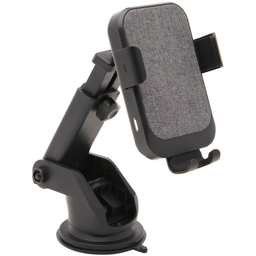 Tripp Lite by Eaton Wireless Car Charger - 15W Fast Charging, USB-C, Apple and Samsung Compatible, Windshield/Dash/Vent Phone Holder U280-CQ01
