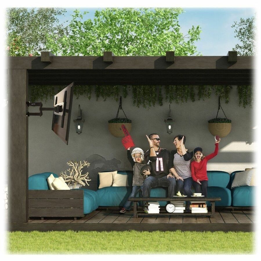 Tripp Lite by Eaton Outdoor Full-Motion TV Wall Mount with Fully Articulating Arm for 32" to 80" Flat-Screen Displays DWM3270XOUT