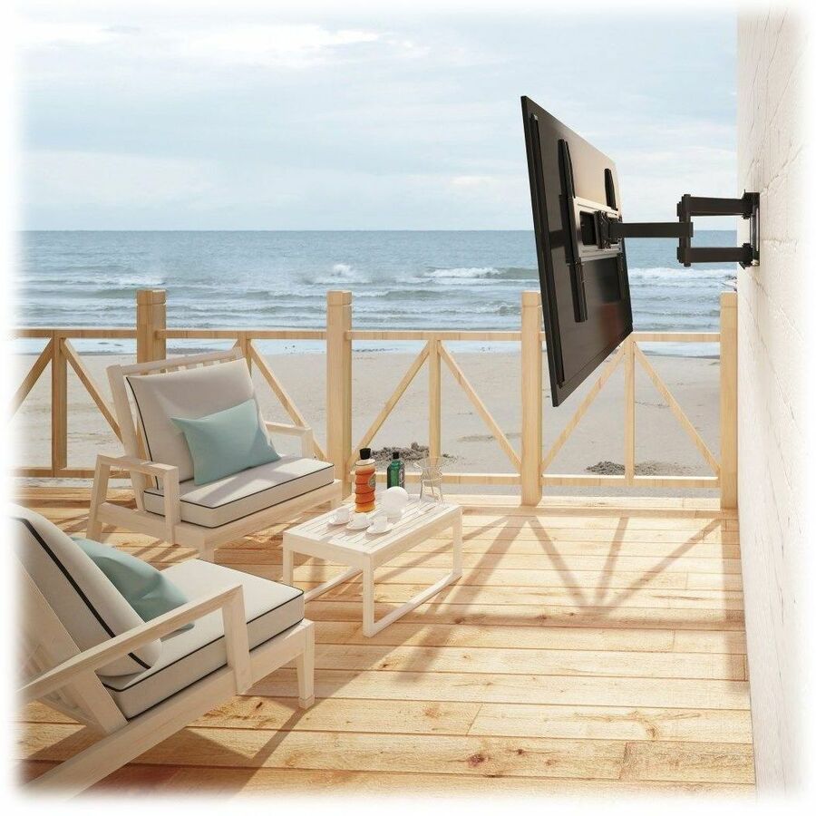 Tripp Lite by Eaton Outdoor Full-Motion TV Wall Mount with Fully Articulating Arm for 32" to 80" Flat-Screen Displays DWM3270XOUT