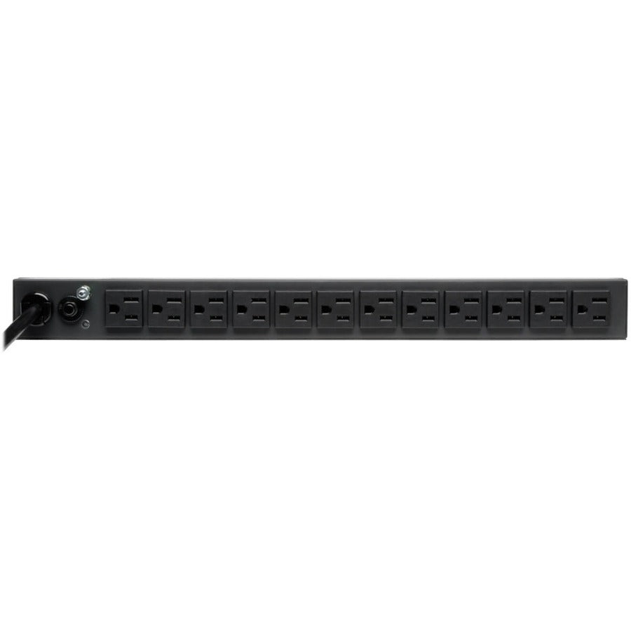 Tripp Lite by Eaton 1.8kW 120V Single-Phase Basic PDU - 13 NEMA 5-15R Outlets, 5-15P Input, 6 ft. Cord, 1U Rack-Mount PDU121506
