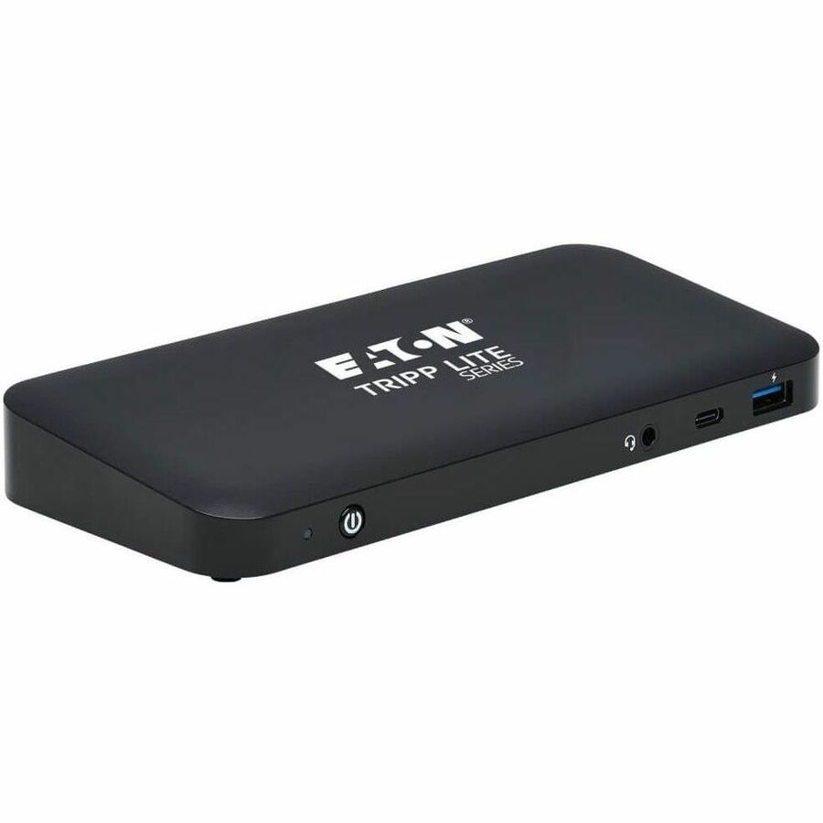 Tripp Lite by Eaton USB-C Dock, Triple Display - 4K 60 Hz HDMI/DisplayPort, USB 3.x Gen 2 (10Gbps), USB-A/USB-C Hub, GbE, 85W PD Charging, Black U442-DOCK8-B