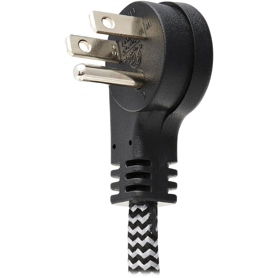 Tripp Lite by Eaton 1-Outlet Surge Protector with 2 USB Ports (2.1A Shared) - 4 ft. Cord, 5-15P Plug, 450 Joules, Black TLP104USB