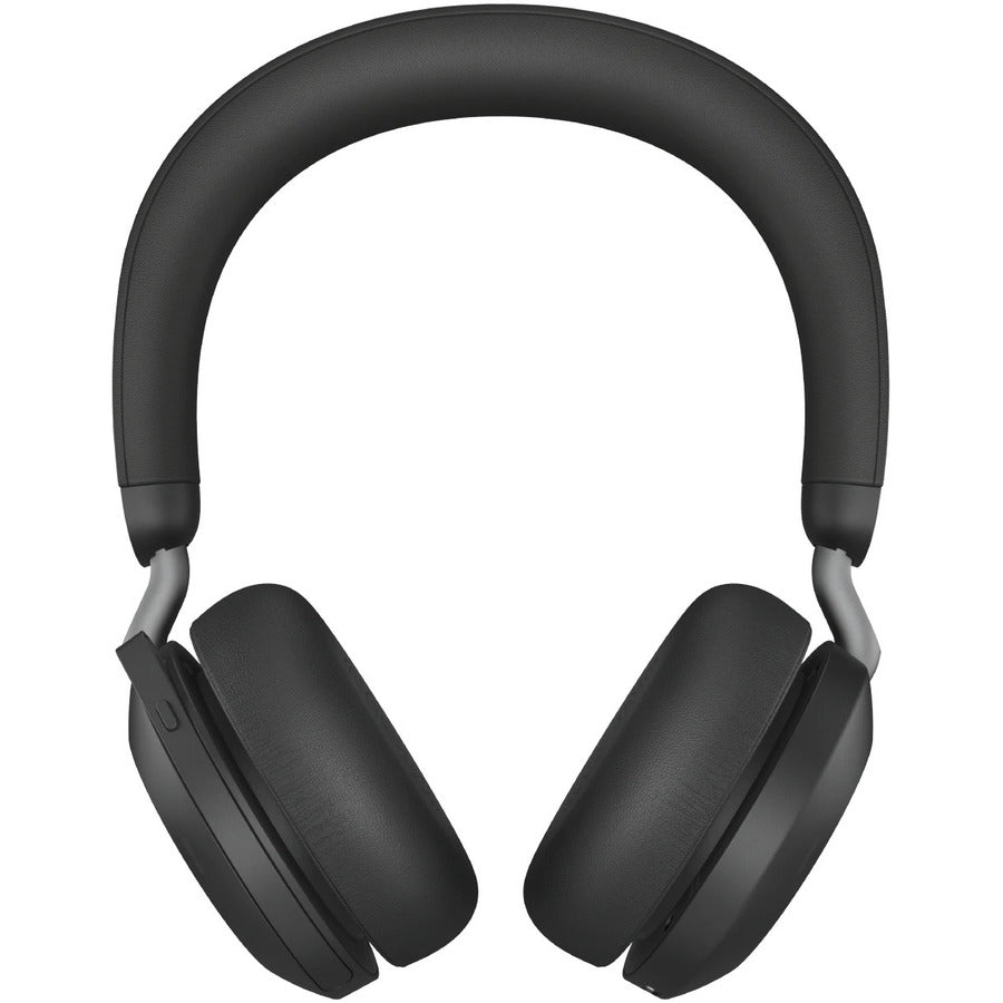 Jabra Evolve2 75 Wireless On-ear Stereo Headset - USB-A - For MS Teams - Black - Binaural - Ear-cup - 3000 cm - Bluetooth - 20 Hz to 20 kHz - MEMS Technology Microphone - Noise Cancelling 27599-999-999