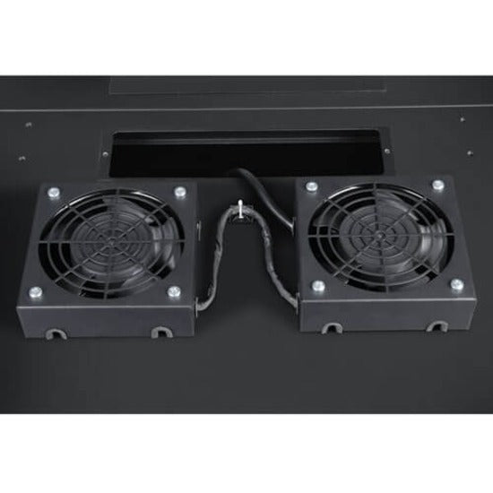 Tripp Lite by Eaton SmartRack Wall-Mount Roof Fan Kit - 2-120V high-performance fans; 210 CFM; 5-15P plug SRFANWM