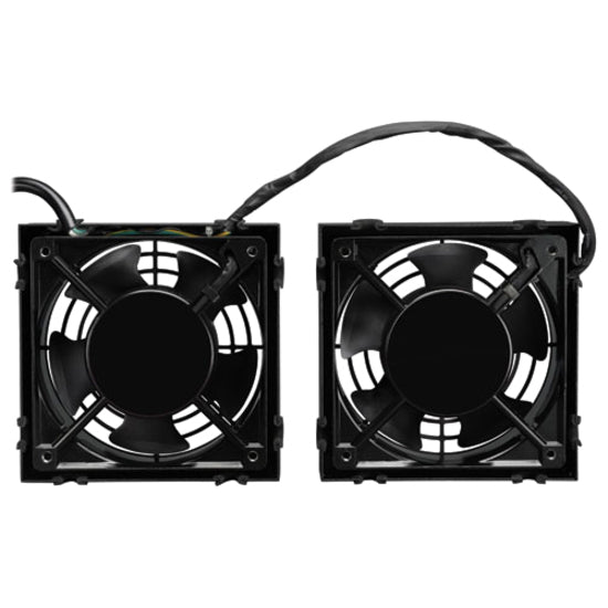 Tripp Lite by Eaton SmartRack Wall-Mount Roof Fan Kit - 2-120V high-performance fans; 210 CFM; 5-15P plug SRFANWM