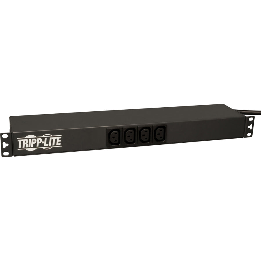 Tripp Lite by Eaton 3.8kW Single-Phase 208/240V Basic PDU, 14 Outlets (12 C13 & 2 C19), NEMA L6-20P Input, 15 ft. (4.57 m) Cord, 1U Rack-Mount PDUH20HVL6