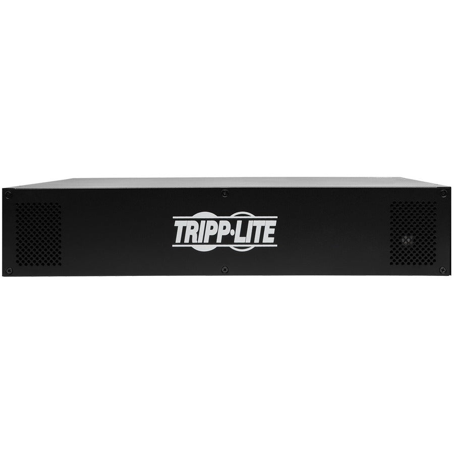 Tripp Lite by Eaton 2.9kW Single-Phase Switched PDU - LX Interface, 120V Outlets (16 5-15/20R), 10 ft. (3.05 m) Cord with L5-30P, 2U, TAA PDUMH30NET
