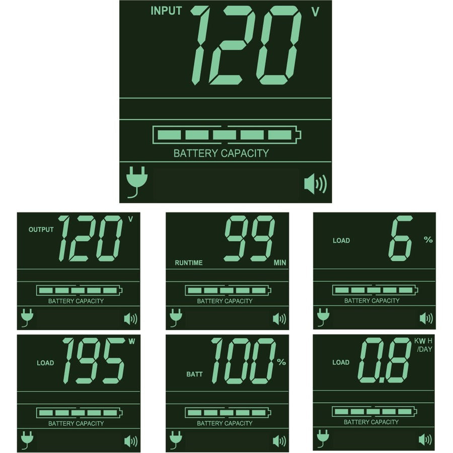 Tripp Lite by Eaton SmartPro 120V 1.5kVA 1.35kW Line-Interactive Sine Wave UPS, 2U Rack/Tower, WEBCARDLX Network Interface, LCD, USB, 8 Outlets - Battery Backup SMART1500RM2UN
