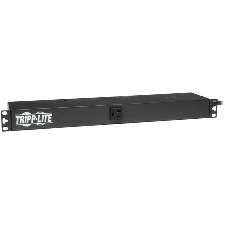 Tripp Lite by Eaton 1.8kW Single-Phase 120V Basic PDU, 13 NEMA 5-15R Outlets, NEMA 5-15P Input, 15 ft. (4.57 m) Cord, 1U Rack-Mount PDU1215